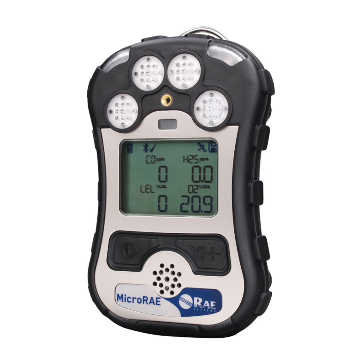 RAE® Systems MicroRAE™ Portable Combustible Gas, Carbon Monoxide, Hydrogen Sulfide And Oxygen Monitor