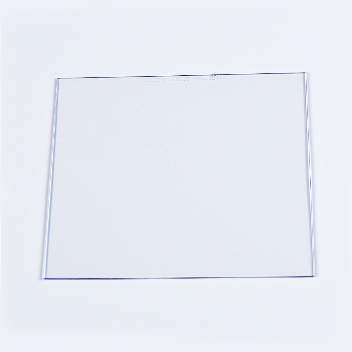 Clear Polycarbonate Plate Covers -- 12 per case