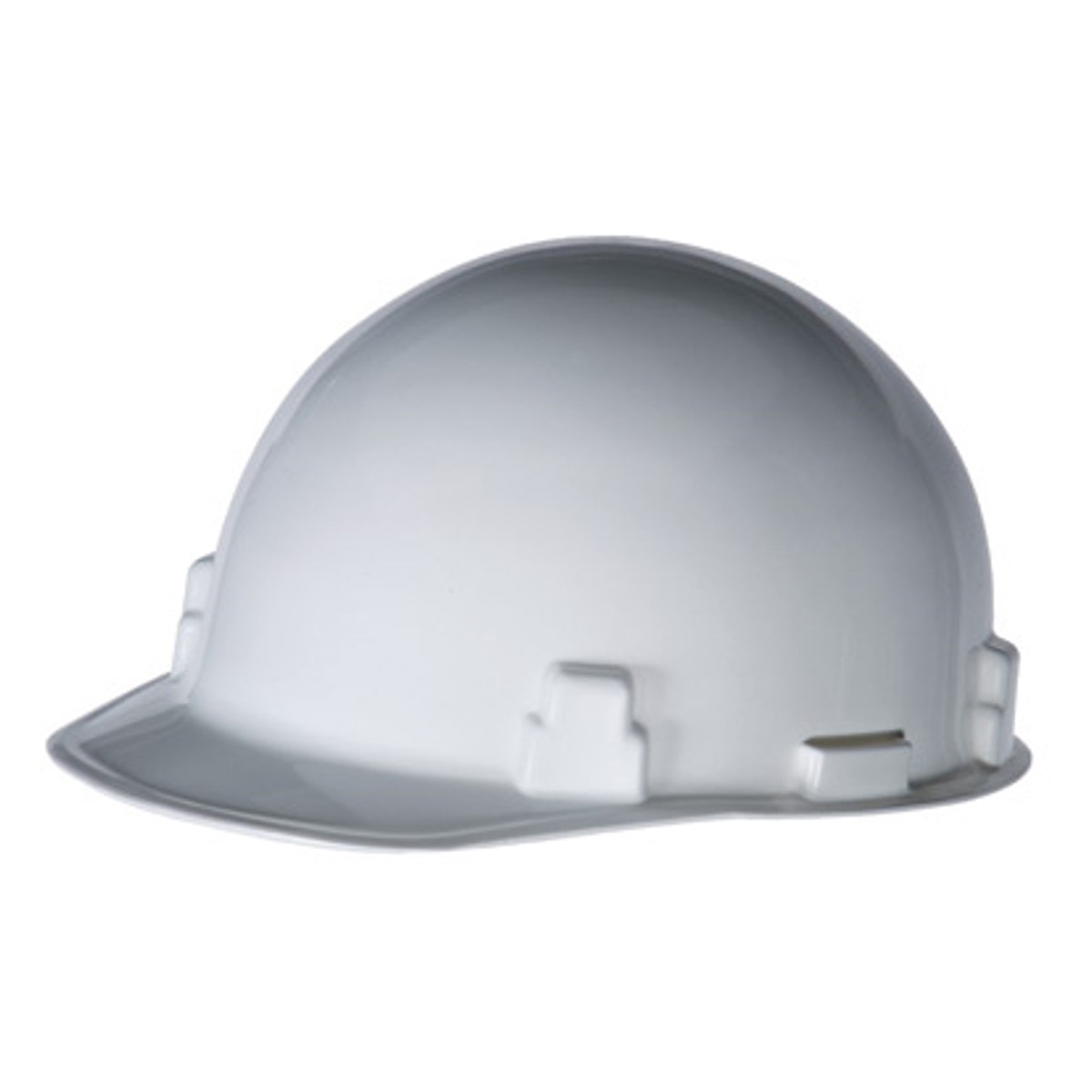 RADNOR® SmoothDome™ Polyethylene Cap Style Hard Hat With Ratchet Suspension