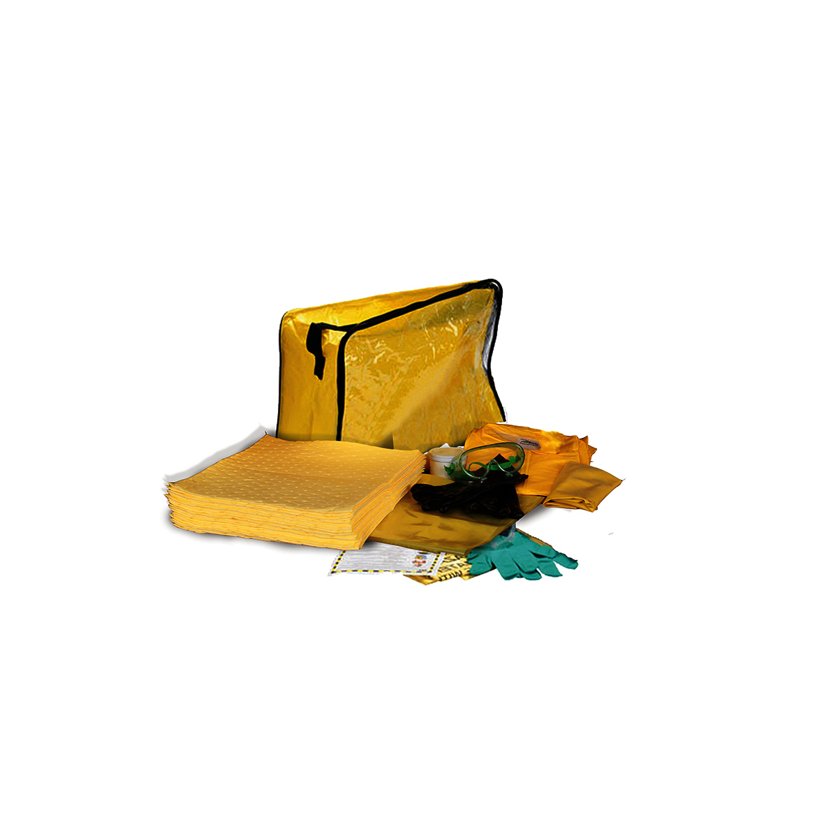 RADNOR® 13 lbs Yellow Polypropylene Spill Kit