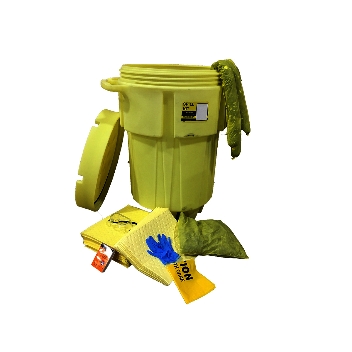 RADNOR® 113 lbs Yellow Polypropylene Spill Kit
