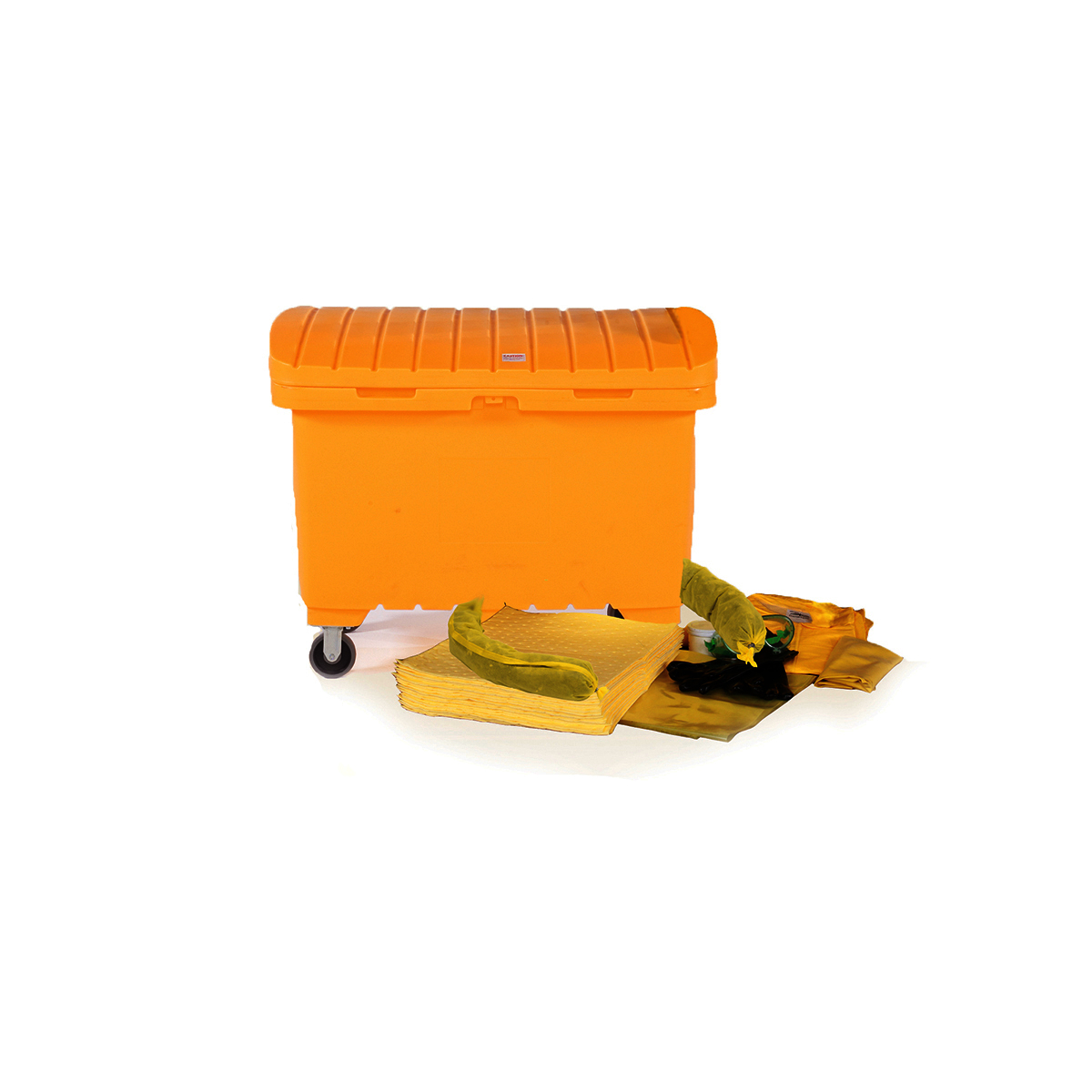 RADNOR® 164 lbs Yellow Polypropylene Spill Kit
