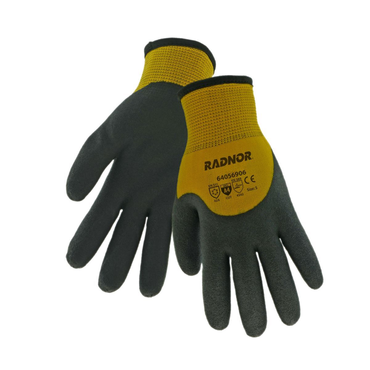 RADNOR® Size 2X 13 Gauge High Performance Polyethylene Cut Resistant Gloves With PVC 3/4 Coating