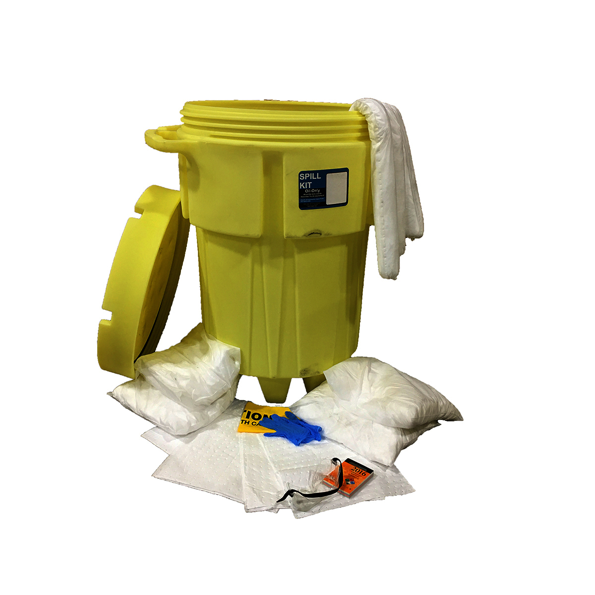 RADNOR® 113 lbs White Polypropylene Spill Kit
