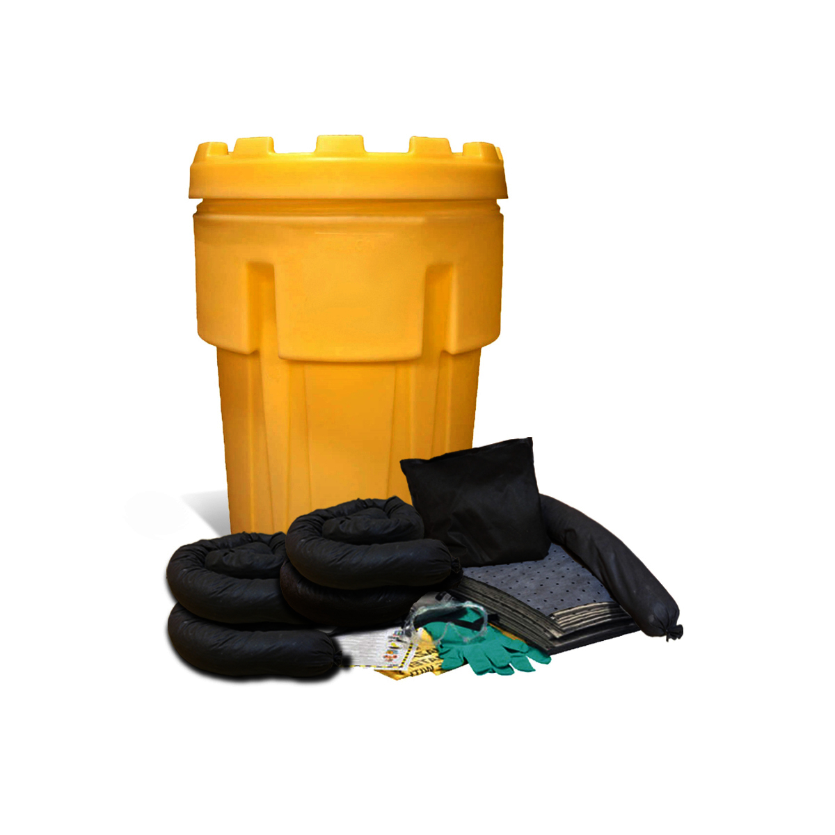 RADNOR® 75 lbs Gray Polypropylene Spill Kit