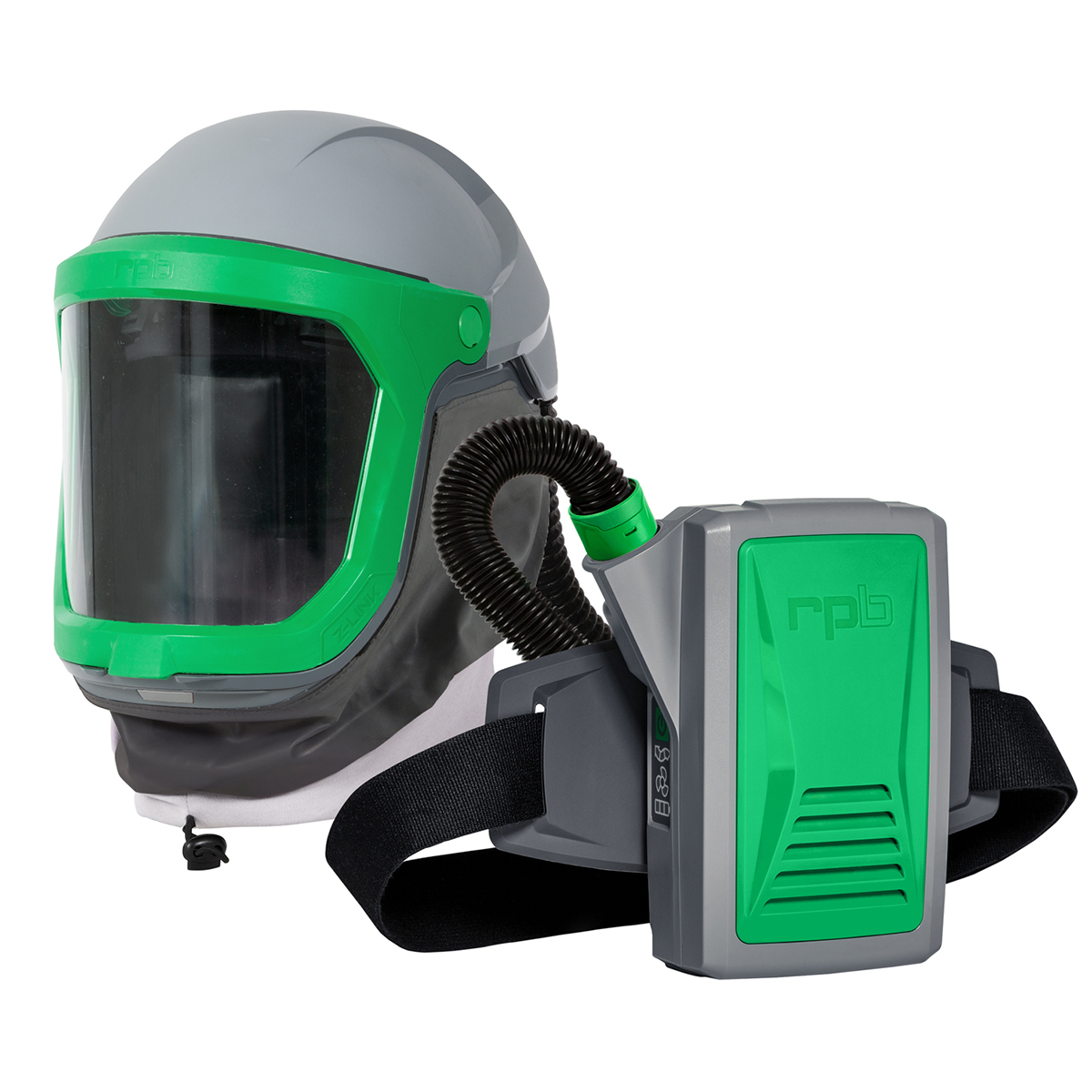 RPB® Z-Link® Medium Heavy Industry/Healthcare Powered Air Purifying Respirator Kit With Zytec® FR Face Seal, Breathing Tube, And