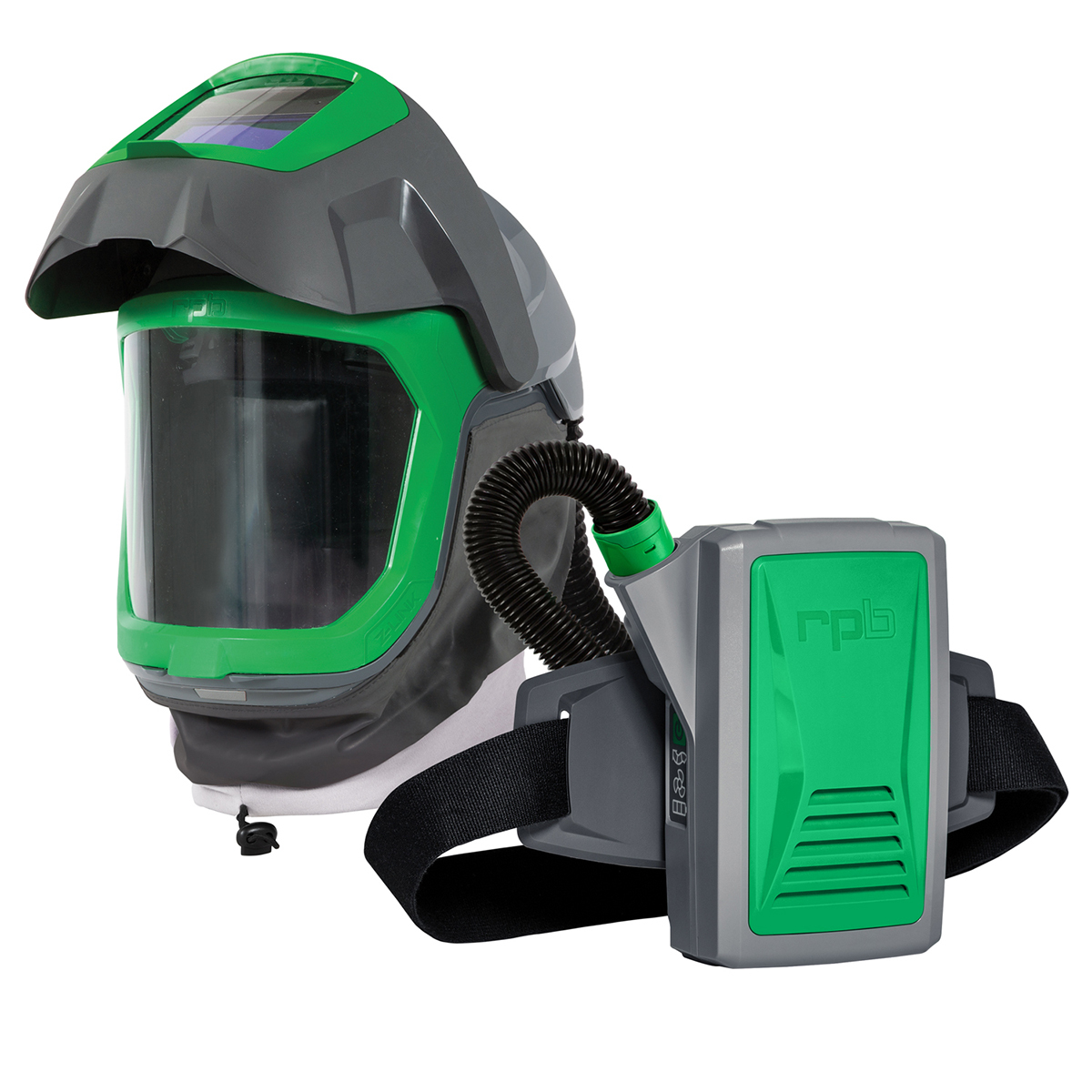 RPB® Z-Link+® Medium Multi-Purpose Heavy Industry Powered Air Purifying Respirator Kit With Weld Visor, Zytec® FR Face Seal, Bre