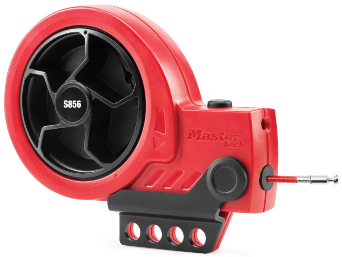 Master Lock RedBlack Thermoplastic Retractable Cable M19S856 for sale online at autumn supply