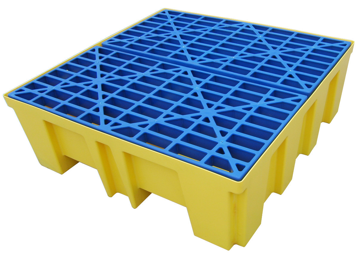 Brady 17 X 52 X 52 SPC Blue Yellow Polyethylene Spil BRDSC-DP4 for sale online at autumn supply