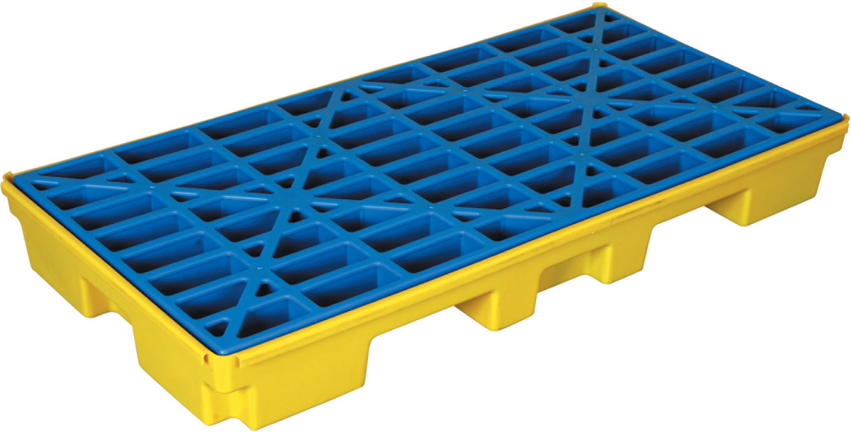Brady 6 X 26 X 52 Blue Yellow Polyethylene Spill Pal BRDSC-SD2 for sale online at autumn supply