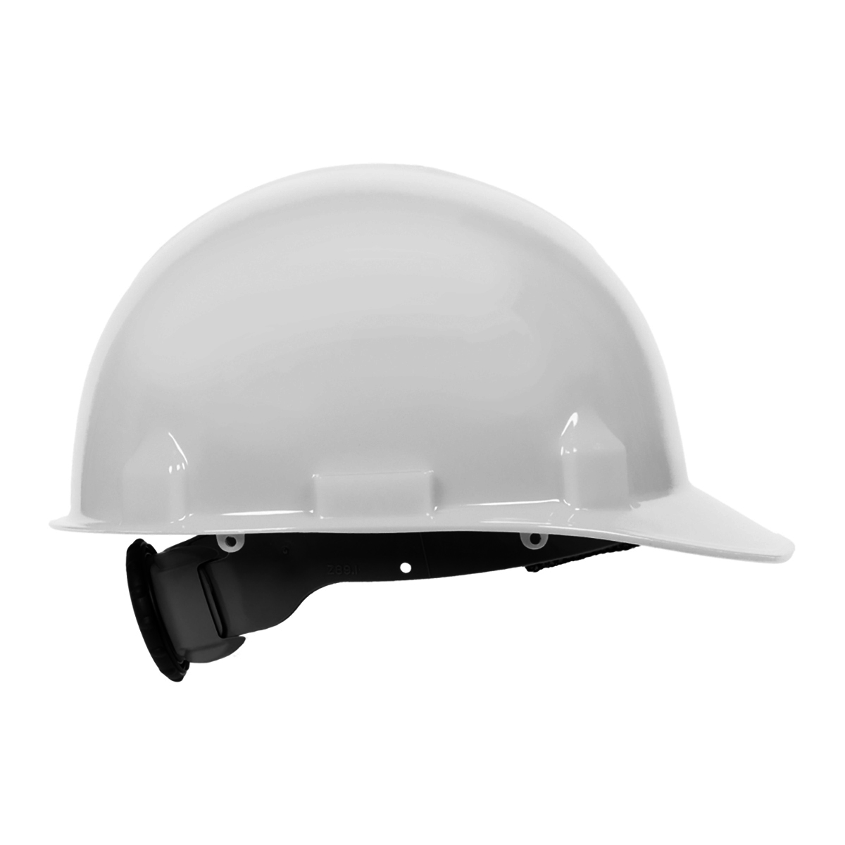 Jackson Safety® White SC-6 Series HDPE Cap Style Smooth Dome Hard Hat With 370 Speed Dial™ 4 Point Ratchet Suspension