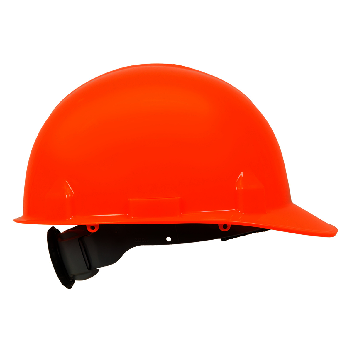 Jackson Safety® Hi-Viz Orange SC-6 Series HDPE Cap Style Smooth Dome Hard Hat With 370 Speed Dial™ 4 Point Ratchet Suspension