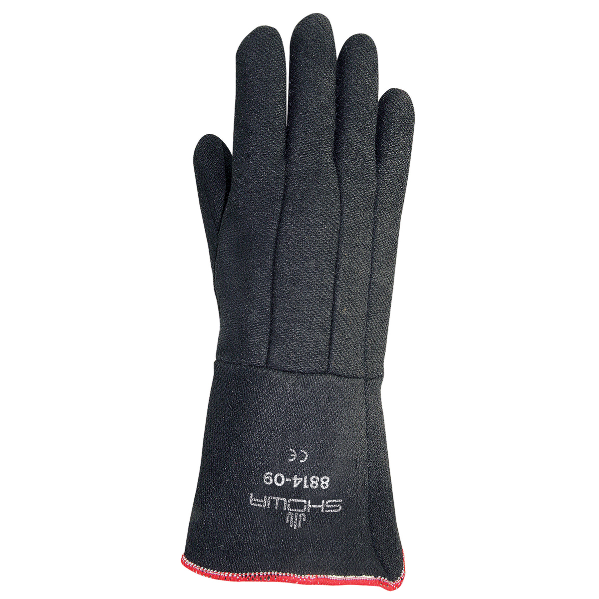 SHOWA Heat-Resistant Gloves: 8814 14 Black NonWoven with Gauntlet B138814-10 for sale online at autumn supply