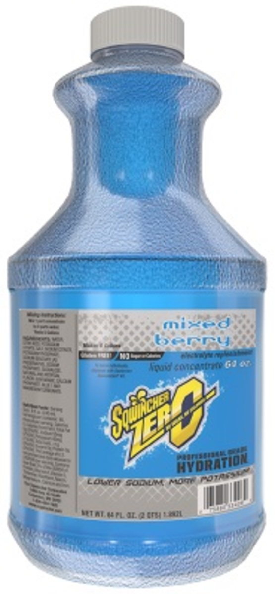Sqwincher 64 Ounce Mixed Berry Flavor Sqwincher ZERO KPG159050106 for sale online at autumn supply