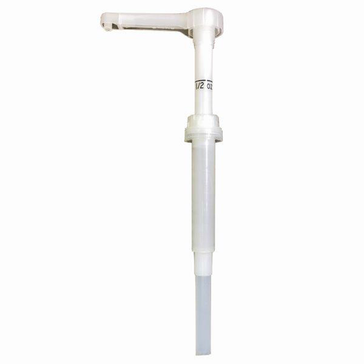 Sqwincher® 1 Ounce White Spout Dispenser Pump (For Use With Liquid Concentrate Dispensers)