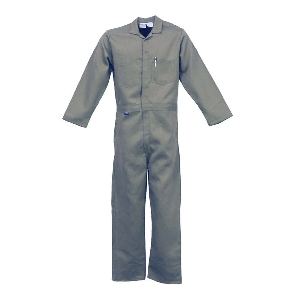 Stanco Safety Products™ Medium Gray Cotton Contractor Style Flame Resistant Coverall