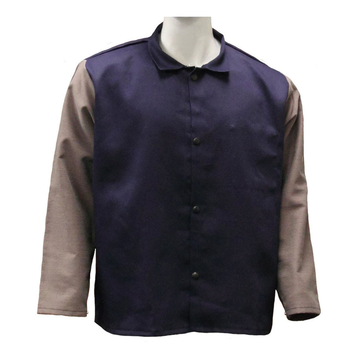 Stanco Safety Products™ Small Navy Blue Indura® Cotton Flame Resistant Welding Jacket