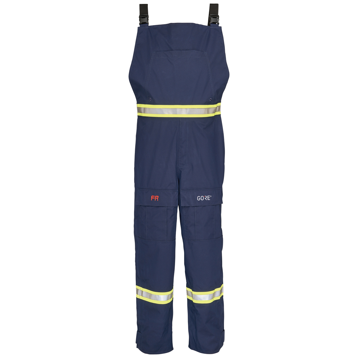 National Safety Apparel X-Large Navy GORE-TEX PYRAD® Targo Flame Resistant Arc Flash Rain Bib Overall With Zipper Front Closure