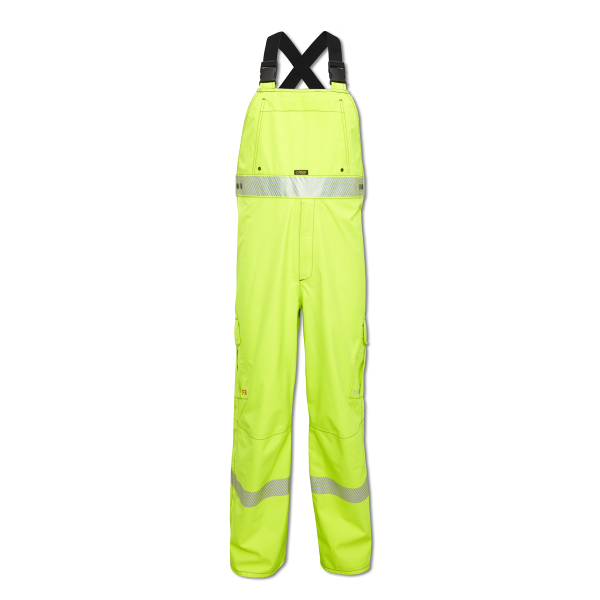 National Safety Apparel 3X Fluorescent Yellow GORE-TEX® PYRAD® Foul Weather Flame Resistant Bib With Buckle Closure National Safety Apparel 3X Fluorescent Yellow GORE-TEX® PYRAD® Foul Weather Flame Resistant Bib With Buckle Closure