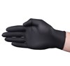 3.5mil Nitrile Exam PF Black 10/100 XL