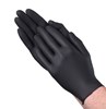 3.5mil Nitrile Exam PF Black 10/100 XL