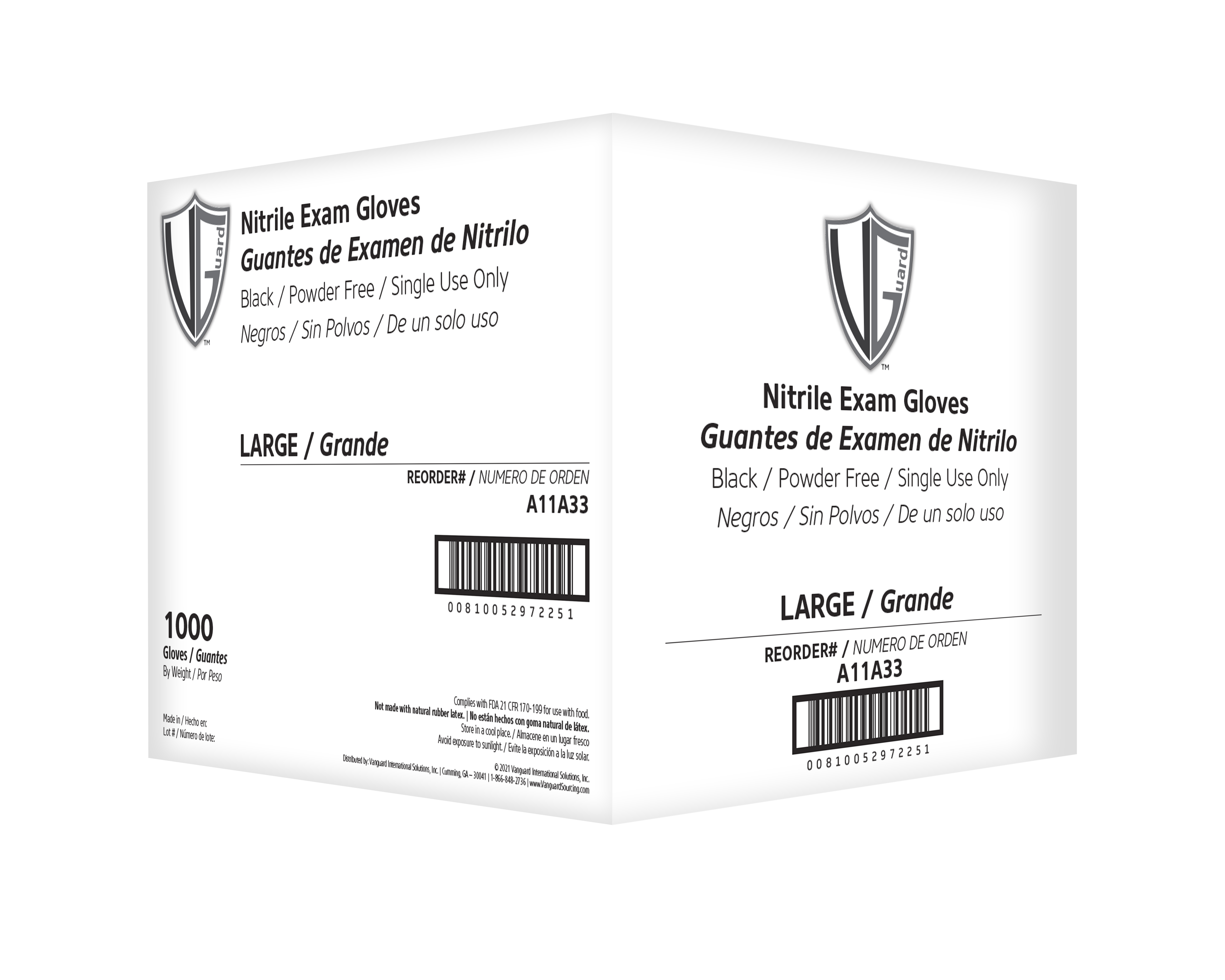3.5mil Nitrile Exam PF Black 10/100 XL 3.5mil Nitrile Exam PF Black 10/100 XL