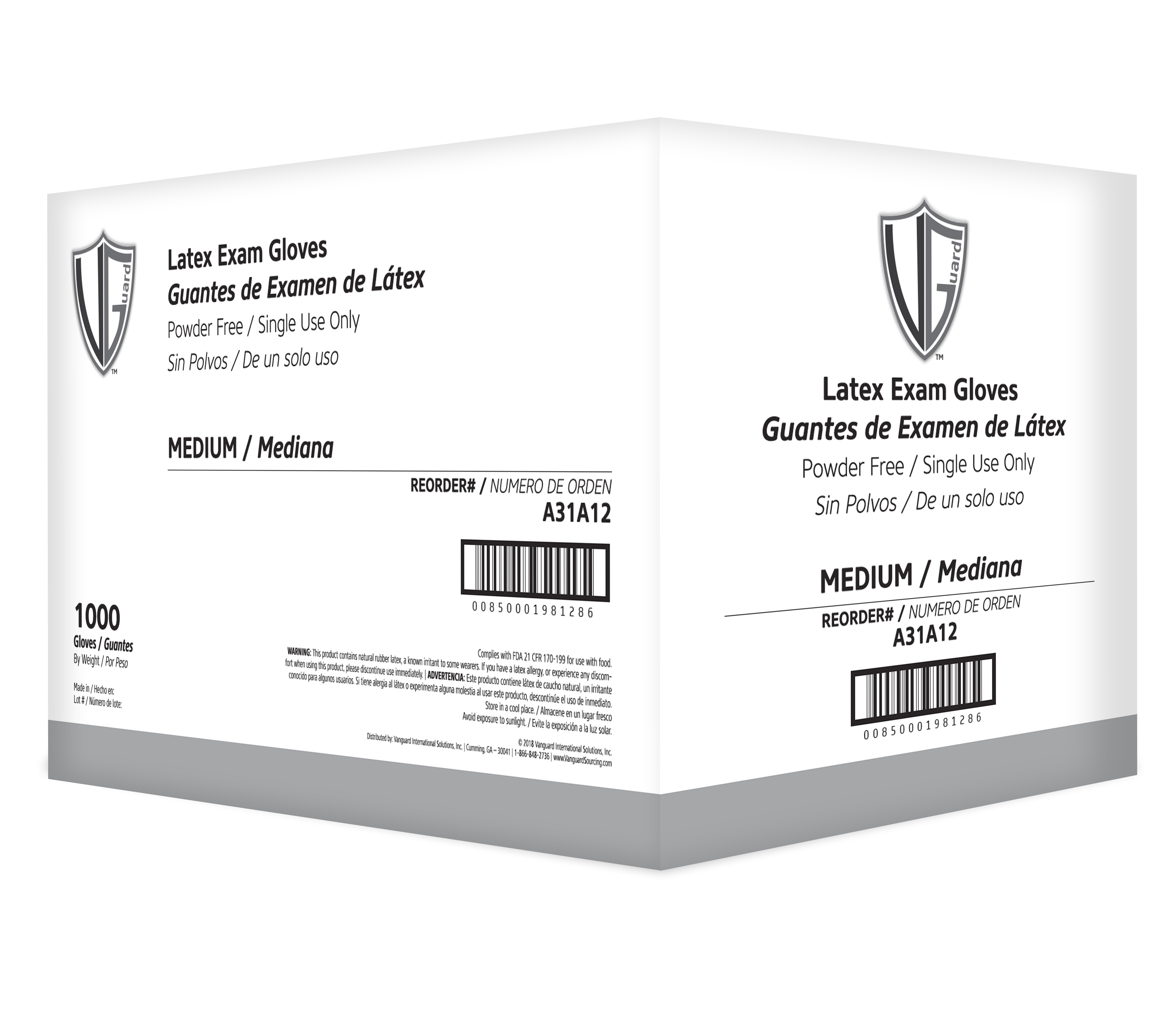 5.5mil Latex Exam PF Cream 10/100 XL