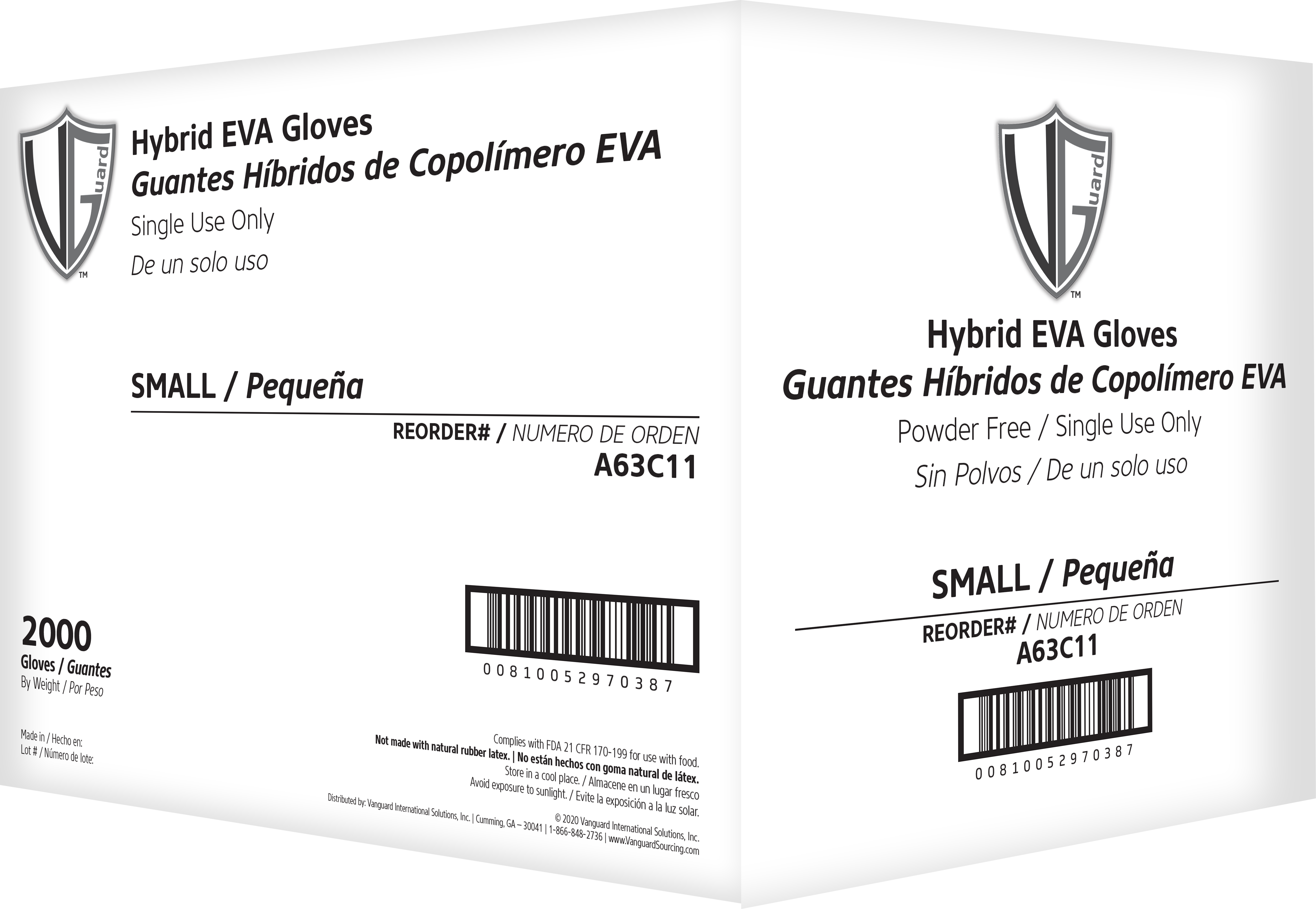 4mil Hybrid EVA Industrial Gloves 10/200 XL 4mil Hybrid EVA Industrial Gloves 10/200 XL