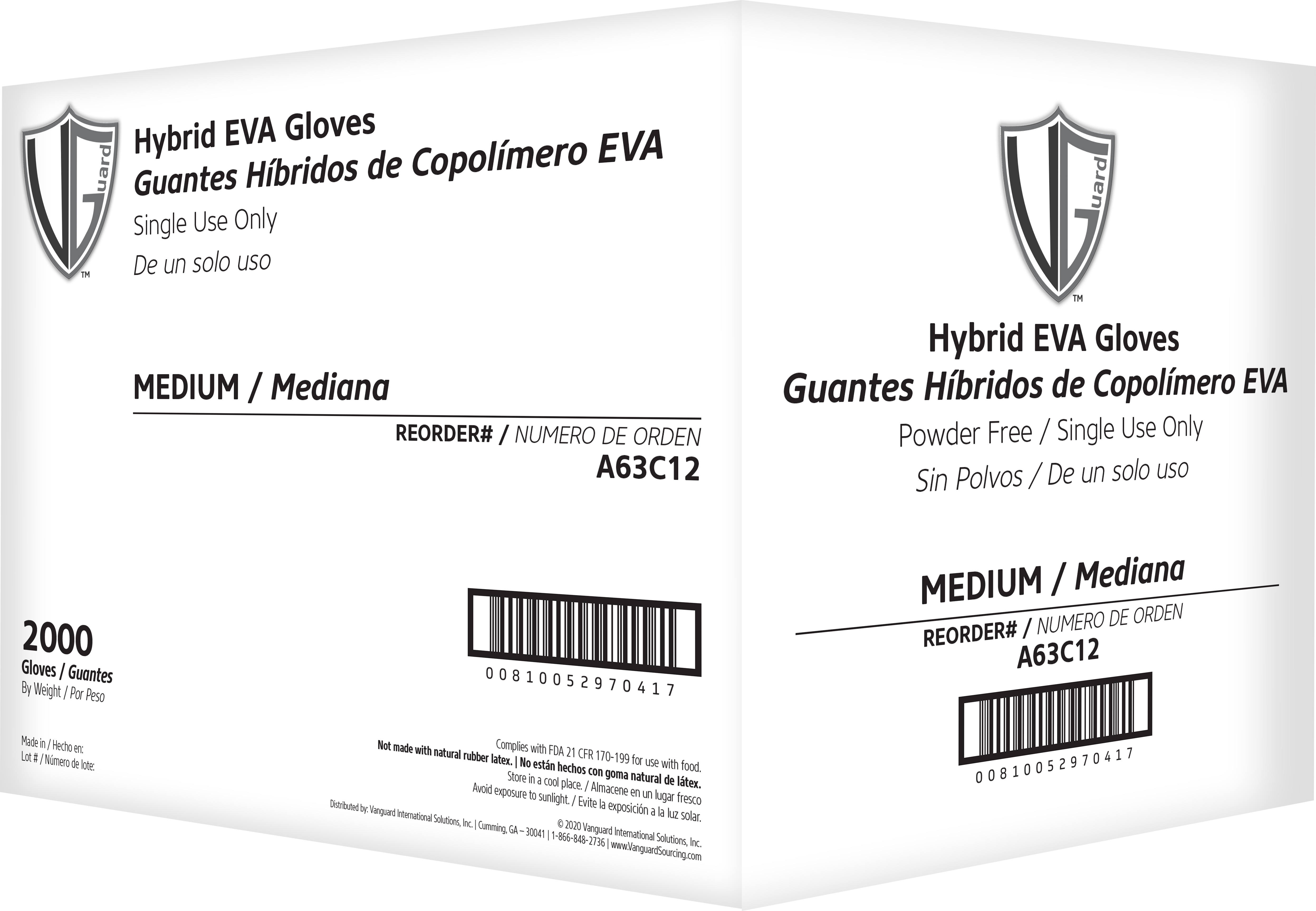 4mil Hybrid EVA Industrial Gloves 10/200 XL 4mil Hybrid EVA Industrial Gloves 10/200 XL