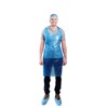Heavyweight Polyethylene Apron, Blue, 5/100, 28x46" VNGB77K25 for sale online at autumn supply