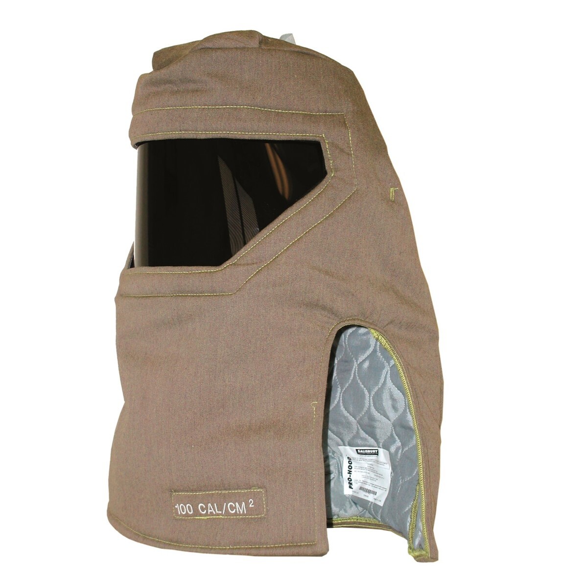 Honeywell Brown Tencate® Tuffweld® Arc Flash Flame Resistant Hood With Quilted Lining Honeywell Brown Tencate® Tuffweld® Arc Flash Flame Resistant Hood With Quilted Lining