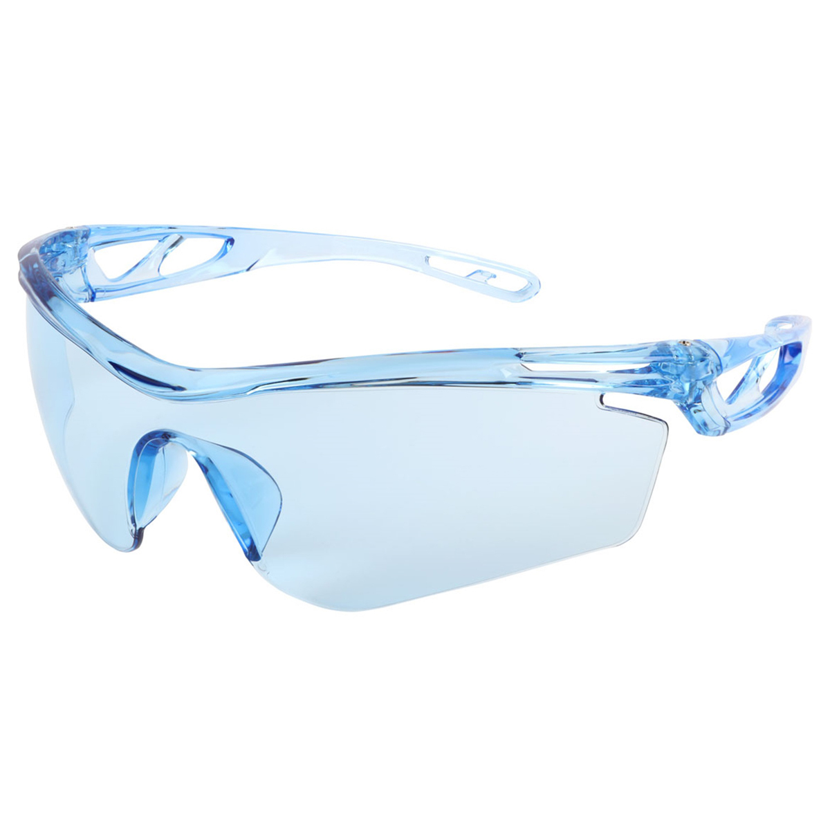 MCR Safety Checklite® CL4 Light Blue Safety Glasses With Light Blue Duramass® Anti-Scratch Lens (Availability restrictions apply