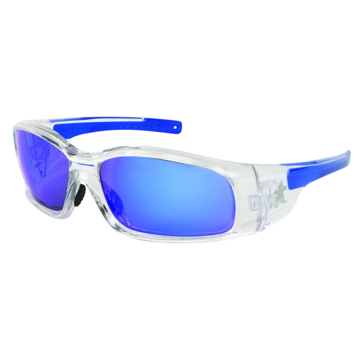 MCR Safety Swagger Clear Safety Glasses With Blue Mir CRESR148B for sale online at autumn supply