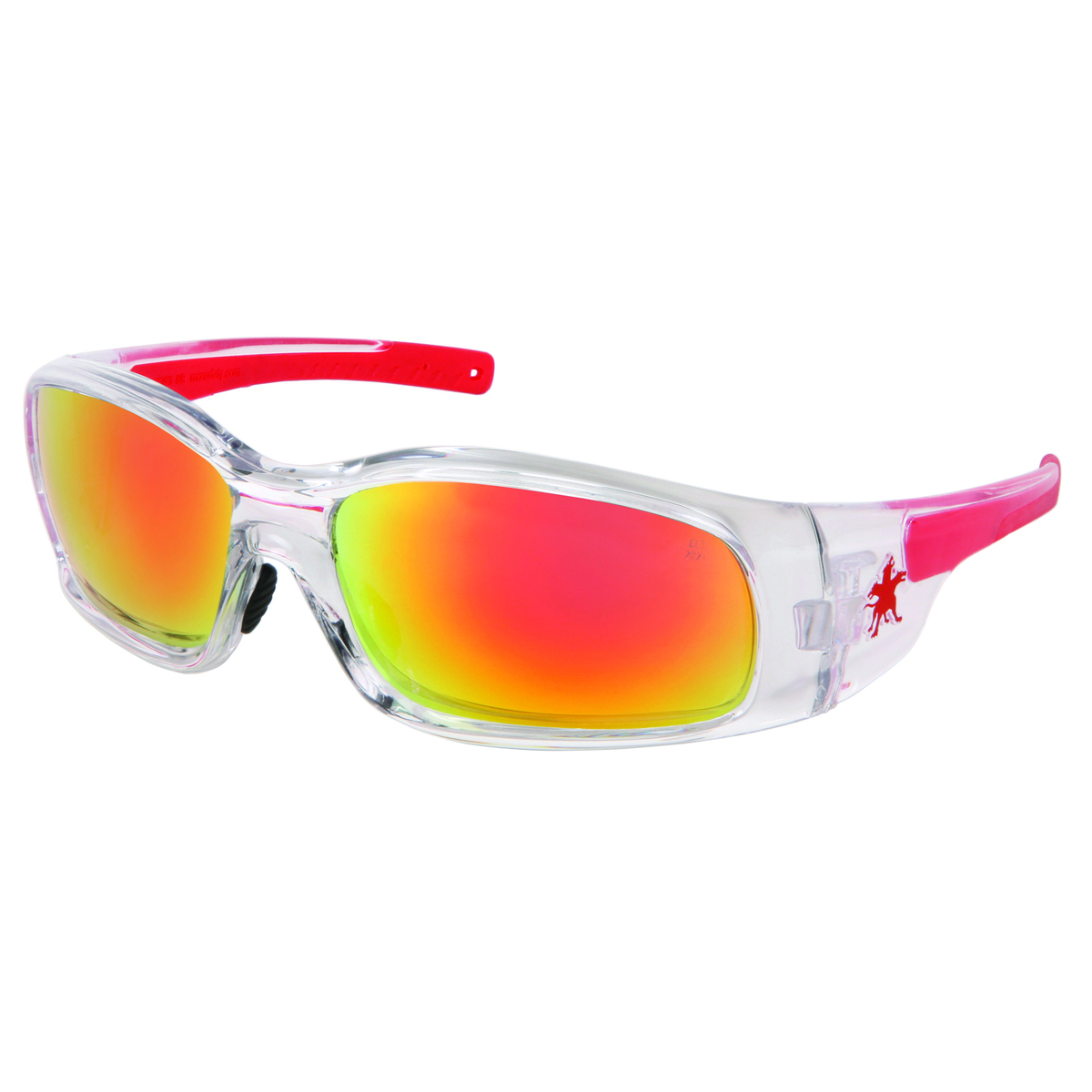 MCR Safety Swagger Clear Safety Glasses With Red Mirr CRESR14R for sale online at autumn supply