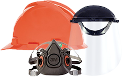 Safety headgear including hard hats, face shields, and ratchet headgear